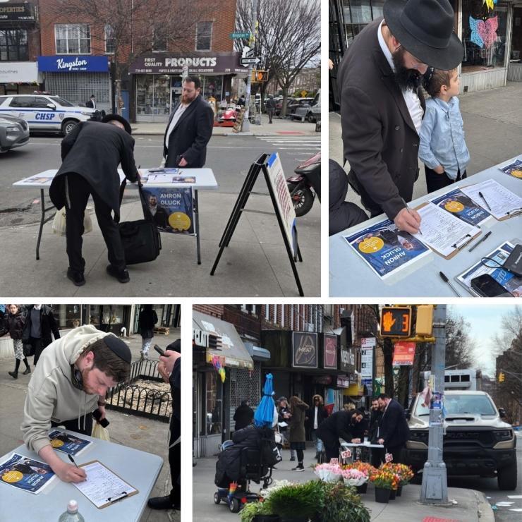 Hundreds of Crown Heights Residents Came Out to Meet With NYS Assembly Candidate Ahron Gluck