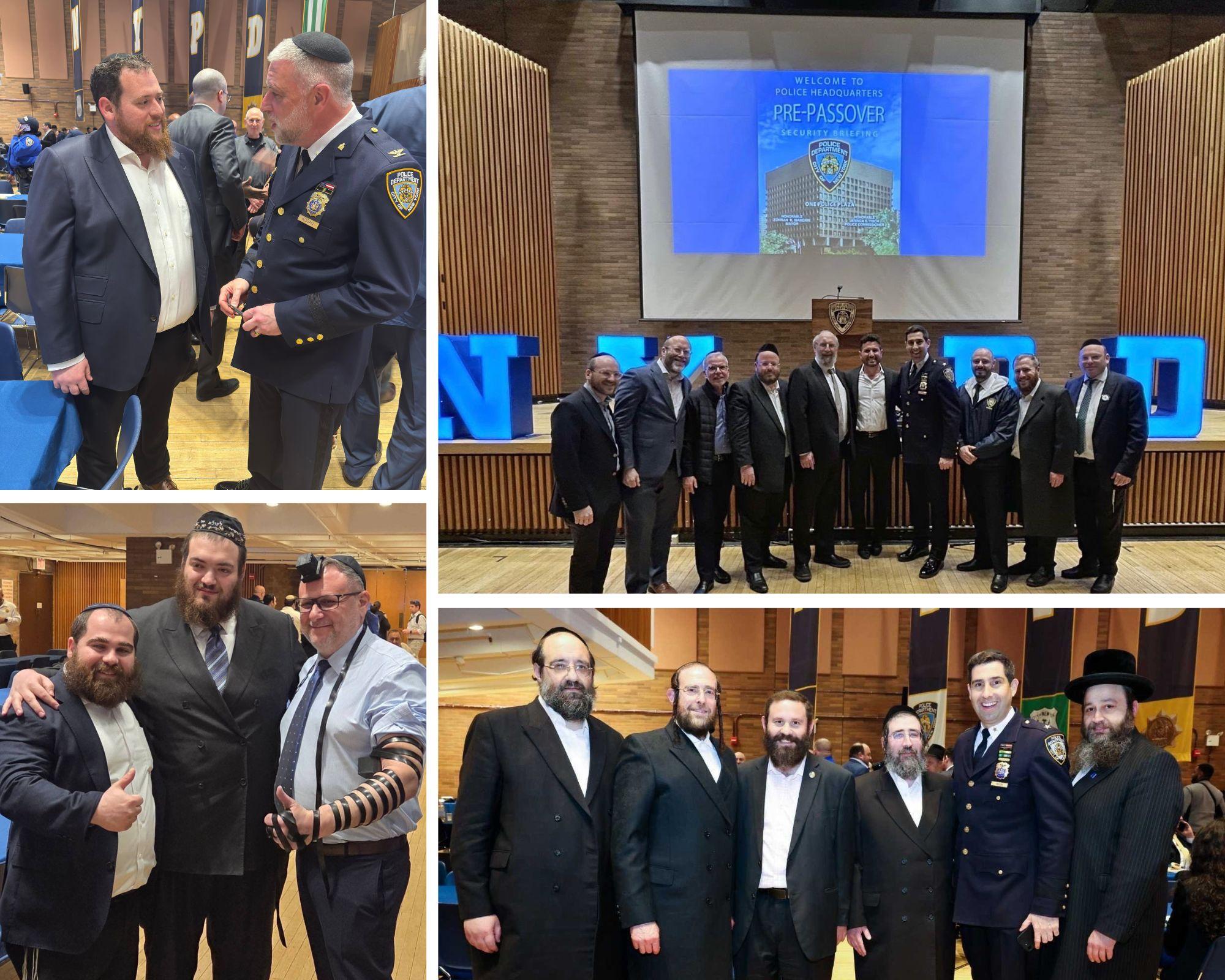 Community Activists Represent Crown Heights at NYPD Pre-Pesach Security Briefing