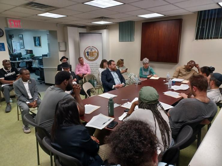 Crown Heights Activists Oppose the Mega Homeless Shelter at Government Meeting